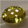 Image 1 : 52 CTS OVAL SHAPED CHECKER BOARD CITRINE 29x21 MM