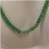 Image 1 : 85 CTS GRADUATED EMERALD RONDELLES STRAND - INCLUDED