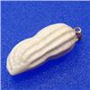 Image 1 : 14K CARVED VINTAGE IVORY PEANUT PENDANT 