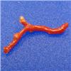 Image 1 : 6.22 CTS NATURAL ITALIAN CORAL BRANCH 40x10 MM
