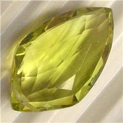 12.50 CTS FANCY SHAPED LEMON CITRINE BEAD 21x12 MM