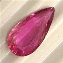 1.25 CTS PEAR SHAPED PINK TOURMALINE 11x5 MM