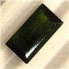 Image 1 : 1.60 CTS EMERALD CUT GREEN TOURMALINE 10x5 MM