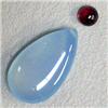 Image 1 : 6 CTS BLUE LACE AGATE TEAR DROP AND GARNET MIXED LOT 17x10-4 MM - PERFECT FOR PENDANT