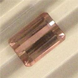 1.40 CTS EMERALD CUT PINK TOURMALINE 7x5 MM