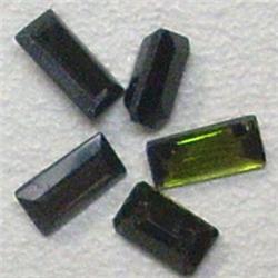 1.70 CTS EMERALD CUT GREEN TOURMALINE - DIFFERENT SIZES