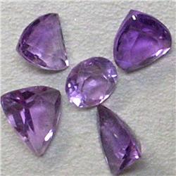 6.20 CTS LOT OF TRIANGLE SHAPED AMETHYST