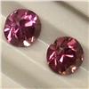 Image 1 : 1.80 CTS PAIR OF ROUND PINK TOURMALINE 5.5 MM