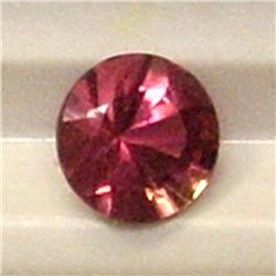 0.87 CTS ROUND PINK TOURMALINE 6 MM