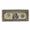 Image 1 : 1899 $5.00 Silver Certificate Chief F