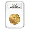 Image 1 : 1911-S $20 Saint-Gaudens Gold Double Eagle MS-62 NGC