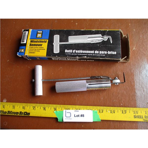 Powerfist windshield remover tool