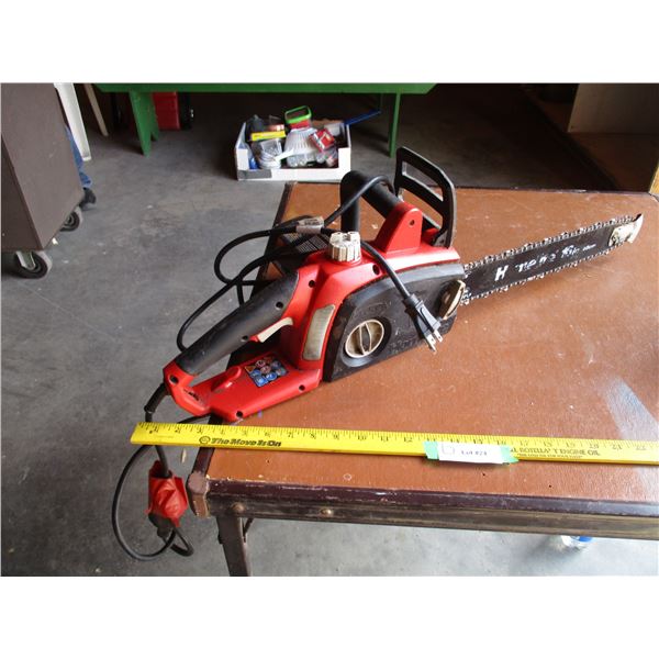 Homelite chainsaw 16" bar corded