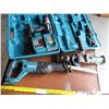 Image 2 : Makita 18V drill, sawzall, grinder, charger, 1 battery, case (like new)