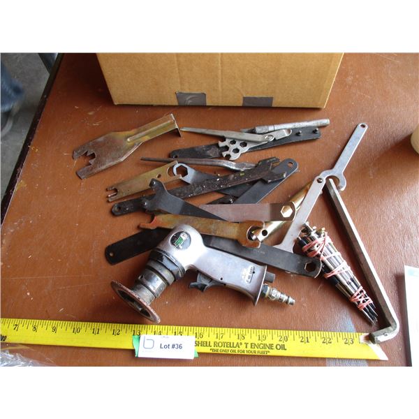 air tool with misc wrenches
