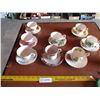 Image 1 : (8) Cup + Saucers - royal albert, royal vale, paragon