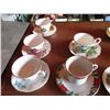 Image 2 : (8) Cup + Saucers - royal albert, royal vale, paragon