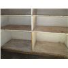 Image 4 : Wood shelving - 74W 24D 72T