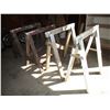 Image 1 : (4) Wood saw horses
