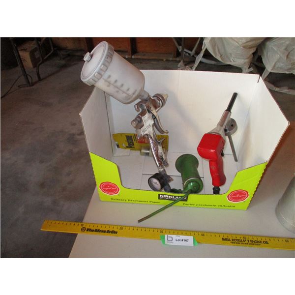 Protek spray gun, oiler, air sprayer