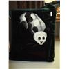 Image 1 : Fleece Blanket from Korea (acrylic pile) - Panda Bears - 86" x 77"