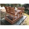 Image 2 : Wooden 2 chair swing - 100x43