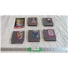 Image 1 : (5) Nintendo Games - Blades of steel, Super Mario Bros, Superbowl, Captain Skyjack