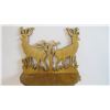Image 2 : Deer and Bird Wooden Carved wall shelf