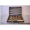 Image 1 : 3-in-1 Board Game Case (Backgammon, Checkers, and Dominos)