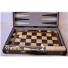 Image 3 : 3-in-1 Board Game Case (Backgammon, Checkers, and Dominos)