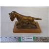 Image 1 : Brass figure of Retriever w/waterfowl