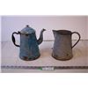 Image 1 : (2) Antique Graniteware Coffee Pots