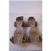 Image 2 : (2) Pairs of Antique Roller Skates (Sizes 6 and 7)