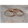 Image 1 : (3) Gold tone bangle bracelets