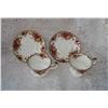 Image 2 : Pair of Royal Albert country rose teacups + saucers