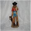 Image 2 : Cowgirl statue approx 17" tall