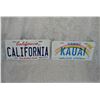 Image 1 : Pair of US license plates