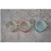 Image 3 : (3) Fire King mugs