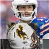 Image 2 : Buffalo Bill's QB Josh Allen autographed Wyoming Cowboy Helmet