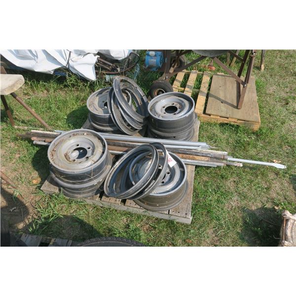 Lot of Split Rims & Assorted Pipes (Cecil Ferry)