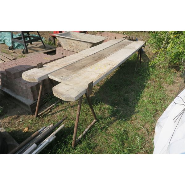 Small Work Scaffold & Steel Frame - 9ft. X 2.5ft. (Cecil Ferry)