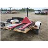 Image 2 : Utility Trailer & Ramps VIN: SK400794538 - Deck: 4ft. X 8.5ft. (Pallet Jack not included)