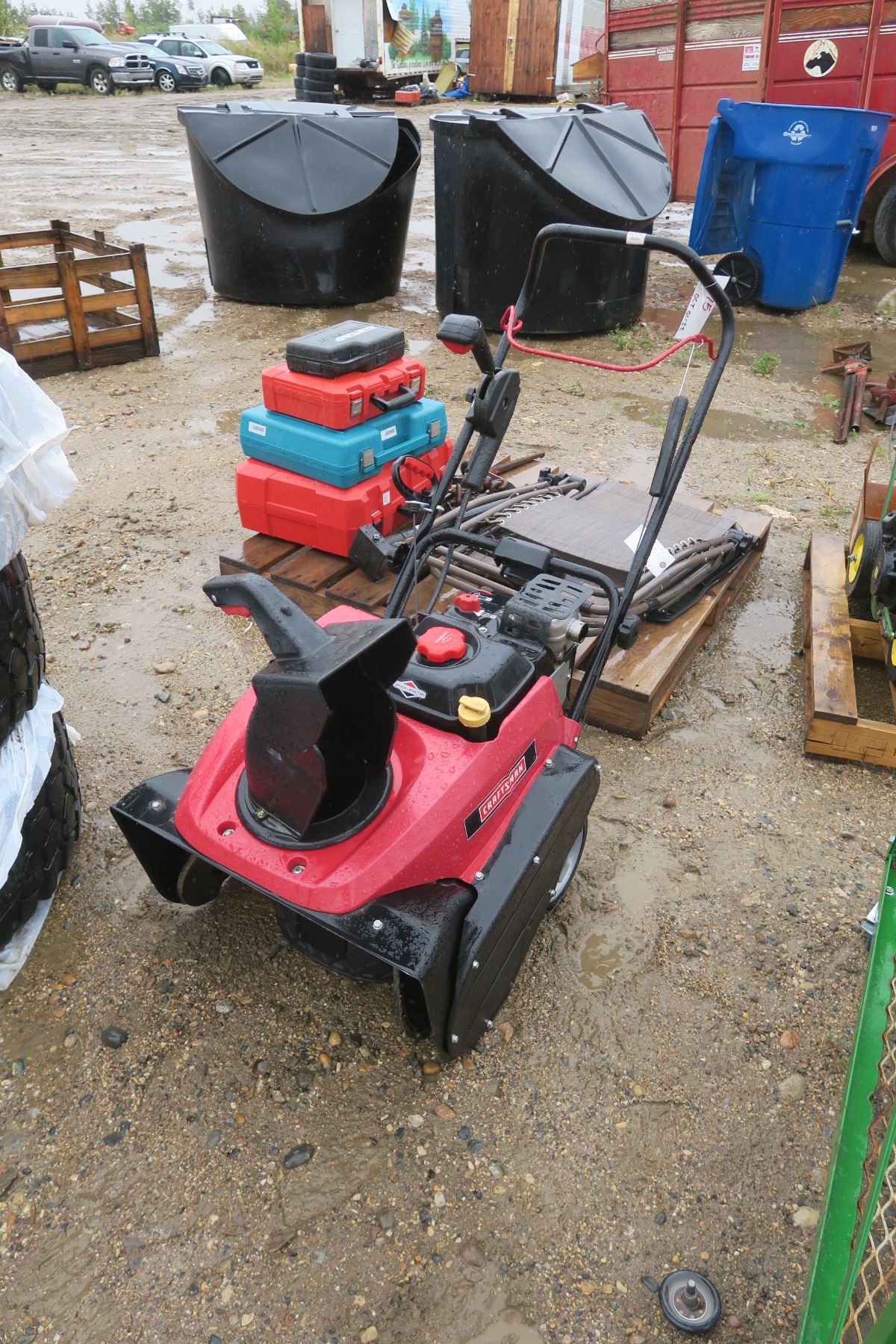 Craftsman 22" Snow Blower, Briggs & Stratton Engine Working