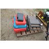 Image 4 : Pallet of - Chairs, Jack, Load Binder, Empty Tool Cases
