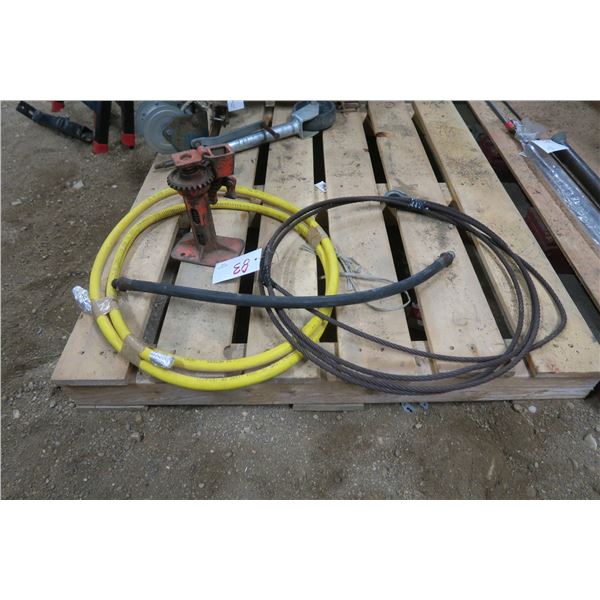 Assorted Cable, Hose & Jack