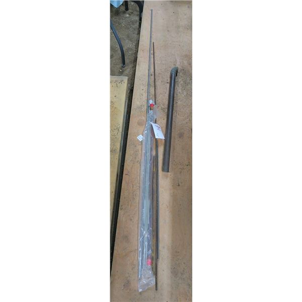 Assorted Pipe & Sm. Round Stock