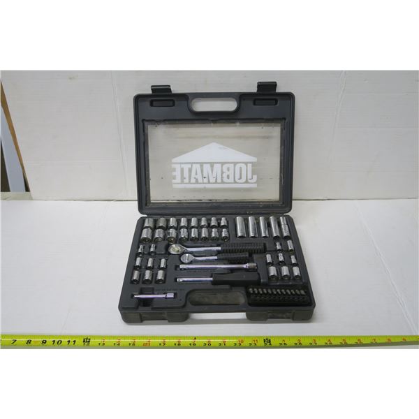 Jobmate 1/4" & 3/8" Drive Socket Set