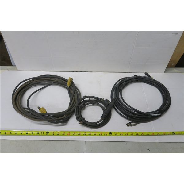 3 Complete Extension Cords