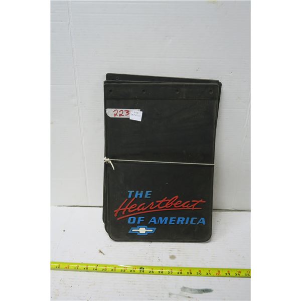 4 Chevrolet Mudflaps - 18x12"