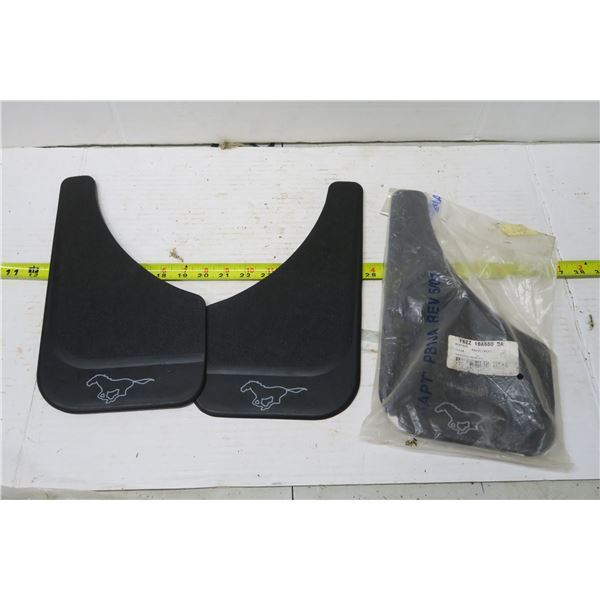 4 Mustang Front/Rear Mudflaps